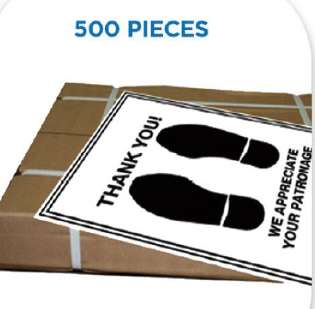 Paper Floor Matts (500 pieces)