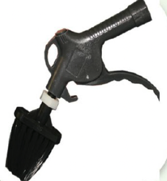 Air Flow Nozzle with Brush